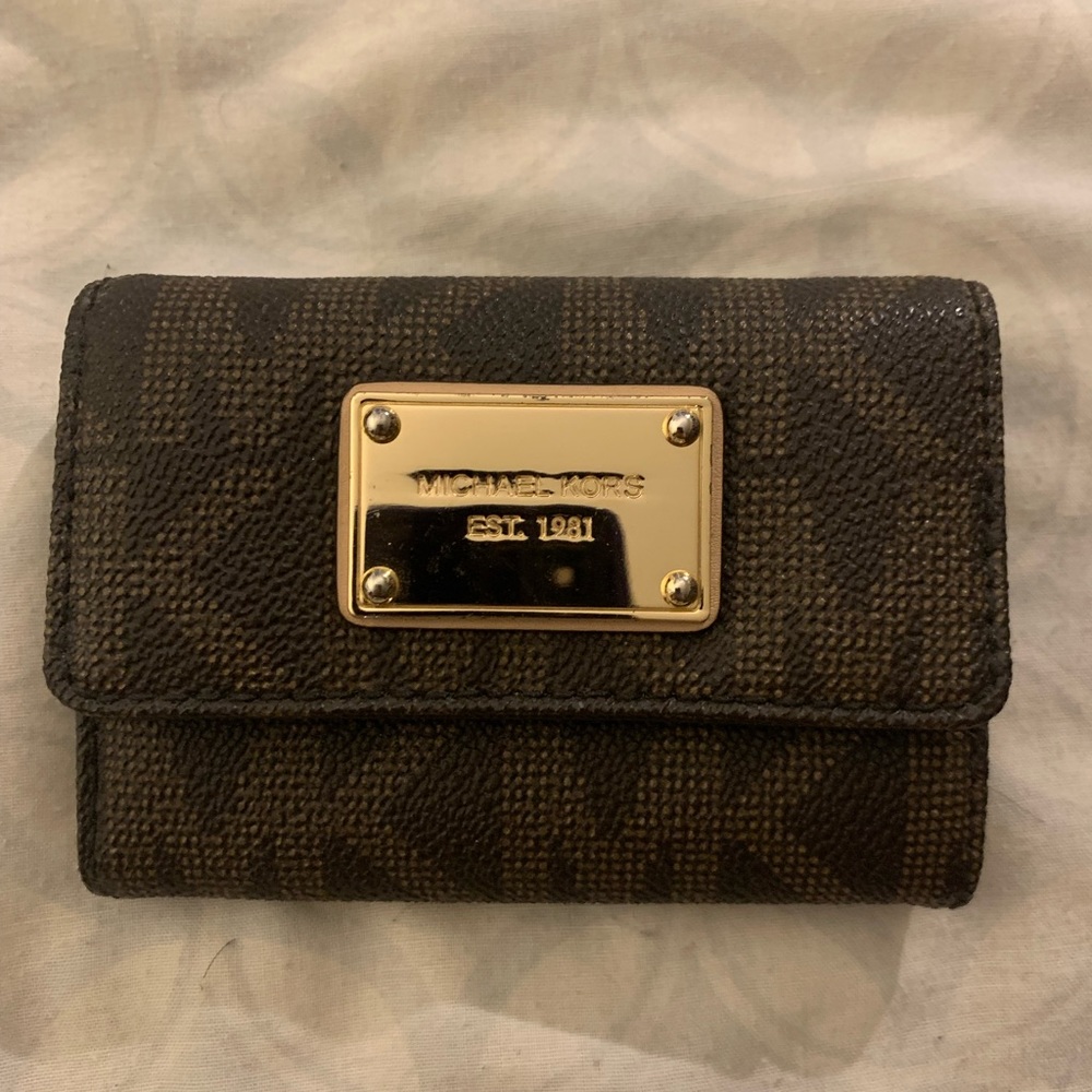 Small Michael Kors Card & Coin Holder